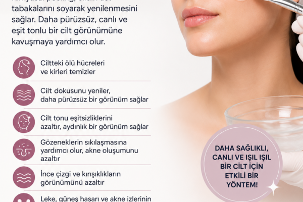 Kimyasal Peeling Ne İçin Kullanılır