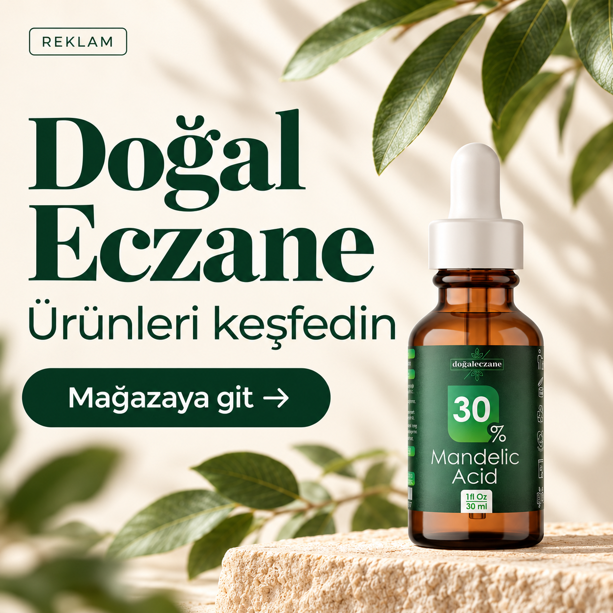 Reklam: Doğal Eczane ürünlerini keşfedin — mağazaya git